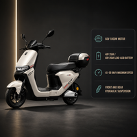 Trottinette électrique MTBGO 60V 1000W avec batterie au plomb, écran LCD, pneus tubeless – Vente en gros, OEM, ODM, directement de l'usine