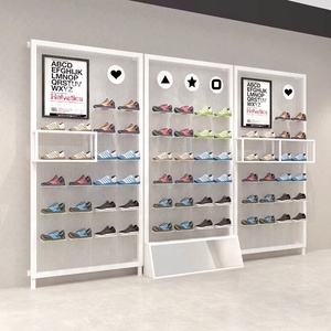 Tùy Chỉnh Cửa Hàng Bán Lẻ Thể Thao Giản Dị Bóng Rổ Bóng Đá Chạy Giày Người Đàn Ông Sneakers Kim Loại Màn Hình Lưới Lưu Trữ Hiển Thị Giá Đứng - Product Image 4