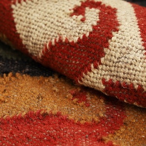 Alfombra de yute de lana Kilim para decoración del hogar moderna y duradera, alfombra geométrica tejida a mano para interiores rústicos para suelos de sala de estar y dormitorio - Product Image 6