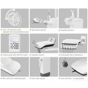 CE Approved D570 <strong>Suntem</strong> <strong>Dental</strong> <strong>Unit</strong> Chair for Teeth Implant - Product Image 6