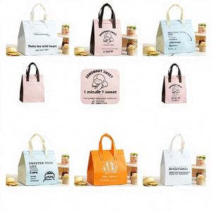 Sac d'emballage isotherme personnalisé jetable en non-tissé laminé aluminium avec poignée pour barbecue - Product Image 3