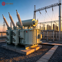 Transformateur triphasé immergé dans l'huile à faible perte et haute efficacité 315-2500 kVA, tension personnalisée pour projet de sous-station industrielle