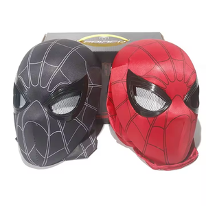 Masque de super-héros à yeux mobiles, masque intégral avec ajustement de la taille des yeux, masque de cosplay pour enfants/adultes, masque <span class=keywords><strong>Spiderman</strong></span> - Product Image 6