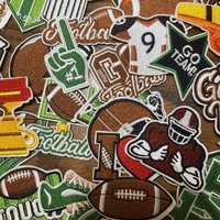 Patchs brodés personnalisés avec logo de club de football américain pour casquettes de camionneur, vêtements de sport et sacs