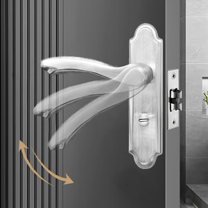 Stainless Steel Bathroom <strong>Handle</strong> Door <strong>Lock</strong> Sliding Glass Door <strong>Lock</strong> Set <strong>Lock</strong> Door <strong>Handle</strong> - Product Image 3