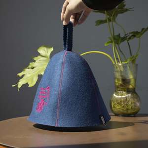 Oem Diseñador Lana Color Personalizado Sauna Sombrero Bordado - Product Image 5