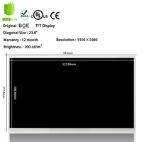 Écran LCD FHD 23,8 pouces 1920*1080 DV238FHM-P20 Affichage de menu dynamique Modules LCD 23,8 pouces