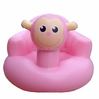 Canapé gonflable pour bébé, chaise haute gonflable pour bébé, chaise gonflable singe pour enfants, chaise d'apprentissage gonflable pour bébé