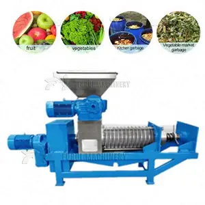 Máquina exprimidora de frutas aprobada por la CE/Prensa de tornillo de deshidratación de residuos de hierba