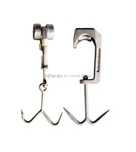 El Mejor <span class=keywords><strong>Precio</strong></span> <span class=keywords><strong>de</strong></span> acero inoxidable motorizado <span class=keywords><strong>de</strong></span> línea <span class=keywords><strong>de</strong></span> procesamiento con polea ganchos <span class=keywords><strong>para</strong></span> colgar ovejas en frío en la habitación - Product Image 1