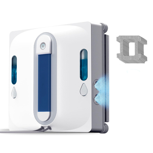 Robot Limpiacristales con 2 Cepillos Giratorios, Pulverizador de Agua de 6 Vías, 10KPa, Funcionamiento sin Marco, Control por Aplicación, Indicaciones de Voz - Product Image 1