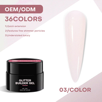 Gel UV Hema Free pour ongles, gel de construction pour ongles français, 36 couleurs, non toxique, végan, écologique, 30 ml, fournitures pour extensions d'ongles