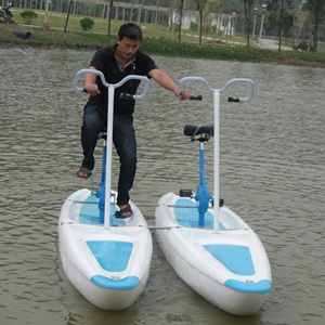 Bicicleta Acuática Meierya M-031 con Casco <span class=keywords><strong>de</strong></span> Fibra <span class=keywords><strong>de</strong></span> Vidrio para Deportes Acuáticos en Parques Acuáticos, Capacidad para 2 Personas, Garantía <span class=keywords><strong>de</strong></span> 12 Meses - Product Image 3