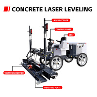 Machine à laser pour béton de qualité industrielle professionnelle, machine à laser pour béton à 4 roues, à vendre