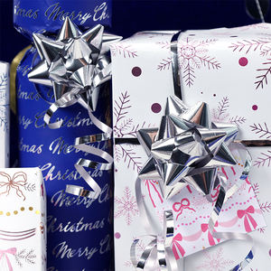 <b>Christmas</b> Gift <b>Wrapping</b> <b>Paper</b> Metallic <b>Paper</b> 43*300 cm <b>Luxury</b> Rolls <b>Paper</b> - Product Image 3