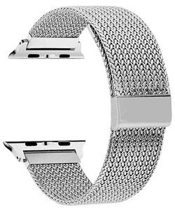 Correa de reloj para Apple Watch 38mm 40mm 42mm/44mm malla de acero inoxidable pulsera <span class=keywords><strong>Loop</strong></span> banda Iwatch serie 5/4/3/<span class=keywords><strong>2</strong></span>/1 - Product Image 6