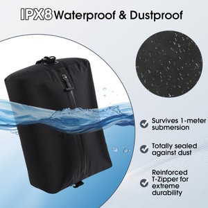 Sacs de voyage à compression sous vide étanches IP67 avec pompe 18L, cubes de rangement réutilisables pour valise, sac à dos, bagages - Product Image 3