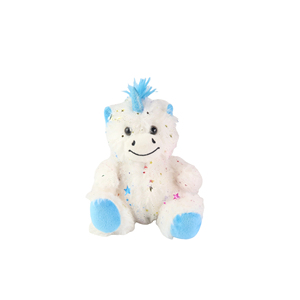 Edredón de Unicornio Azul de 8 Pulgadas, Súper Suave, de Felpa, con Diseño Moderno de Cumpleaños e Impresión Digital, NYFY-1244, MOQ 5/10 - Product Image 1