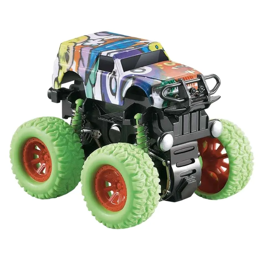 Novos Brinquedos Carro Four Wheel Drive Inertia off Road Veículo para Crianças Simulação Modelo Carro fricção Carro