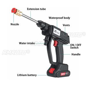 20000mAh Cordless High Pressure <b>Washer</b> Spray Water Gun <b>Car</b> Wash Pressure Water Nozzle Cleaning Machine for 18V Battery - Product Image 2