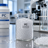 Résine de polycarbonate de qualité supérieure, haute rigidité, excellente résistance à la chaleur, matière première plastique fiable, granulés de PC
