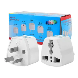 Adaptor daya steker Adaptor Universal steker konversi UK US AU ke EU konverter Adaptor Travel steker AS