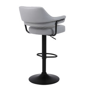 <span class=keywords><strong>Tabouret</strong></span> <span class=keywords><strong>de</strong></span> <span class=keywords><strong>bar</strong></span> pivotant, chaise d'îlot, siège <span class=keywords><strong>de</strong></span> remplacement, tabourets hauts en cuir et acier, modernes, confortables, <span class=keywords><strong>avec</strong></span> accoudoirs, <span class=keywords><strong>pas</strong></span> <span class=keywords><strong>cher</strong></span> - Product Image 4