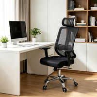 Vente en gros 360 °   Chaise de bureau pivotante en maille avec verrouillage d'inclinaison et appui-tête réglable