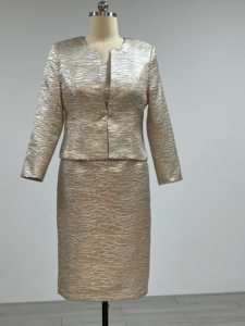 2022 High Quality 4XL Plus Size Women Jacquard Classy Church Suit for Elegant Ladies - Product Image 3