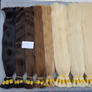 Natural Black Women Hair and Full Color Hair Bulk Virgin Cuticle Aligned Hair Extensions Extensions Negotiable Price - Product Image 2