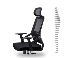 <span class=keywords><strong>Fauteuil</strong></span> de bureau ergonomique à dossier haut réglable avec pivotement et soutien <span class=keywords><strong>lombaire</strong></span> - Product Image 5