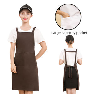 Hôtel Café Bar Cuisine Cuisine Uniforme Femmes Tabliers De Coiffure pour Femmes Personnel Serveur Vêtements De Travail Restaurant Tablier Salon De Coiffure - Product Image 2