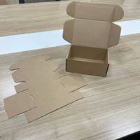 Boîte d'expédition en carton ondulé Kraft haute résistance, sur mesure, robuste et protectrice pour le commerce électronique (vente en gros)