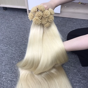 ผมมนุษย์เคราตินปลายแบนทรงตรง #12.0สีดำธรรมชาติสำหรับผู้หญิงผิวดำจากเวียดนาม - Product Image 2