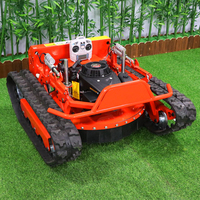 Tondeuse à gazon télécommandée RC à essence avec moteur Loncin, homologuée CE EPA pour les pentes raides, les jardins et les fermes