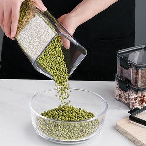 Tarro de almacenamiento para cocina, tarro sellado a prueba de humedad de calidad alimentaria, contenedor de plástico, tarro para especias - Product Image 4