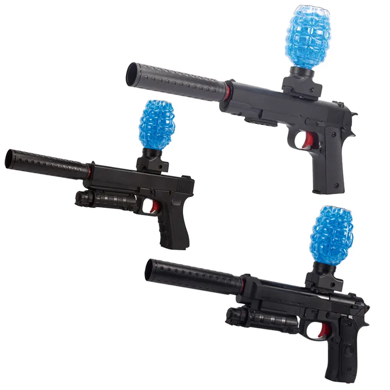 Mainan Bola Gel Elektrik Sinyo 2022 Mainan Pistol Plastik Bola Hidrogel Mainan Pistol Palsu Manik-manik Gel Api Arma untuk Permainan Menembak Luar Ruangan