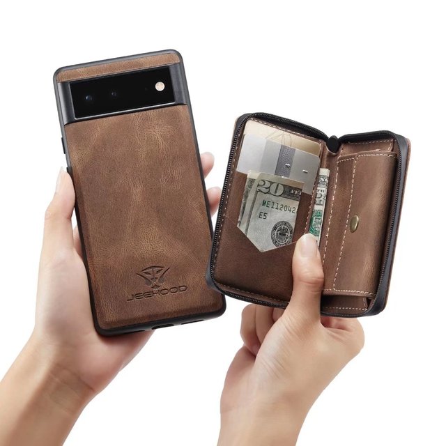 For Google Pixel 5A 6 7 Pro Flip Leather Wallet Phone Case, for Sony Xperia 1 III 5 III Magnetic Wallet Leather Cover Case