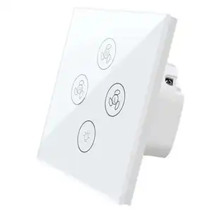 High Quality Tuya Wireless Wifi Smart Life Home House Remote Smart Dimmer Fan Touch Wall Light Switch