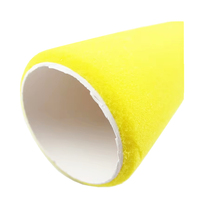 Manchon de rouleau en mousse Sanfine Tuyau en PVC Recharge de rouleau de peinture en mousse noire Couverture d'éponge sans couture avec un bon design