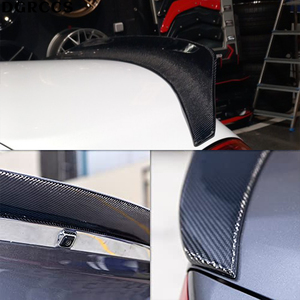 For Series G37 2Door Coupe PSM Style Carbon Fiber <b>Rear</b> <b>Spoiler</b> Trunk Wing 2008-2012 Carbon Fiber Not for IPL - Product Image 6