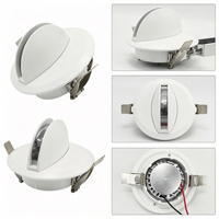 Lumière LED de fenêtre extérieure moderne en aluminium étanche IP65 intégrée 10 °   Lampe d'accentuation à faisceau étroit pour la façade des allées de bâtiment