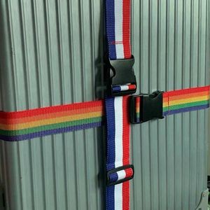 Luggage Strap Cross Packing Belt Webbing Buckle Password <b>Lock</b> Travel <b>Suitcase</b> Accessory - Product Image 1