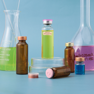 Personalizzato 5ml di vetro medicale per infusione di antibiotici generici in polvere vaccini liofilizzati bottiglia di sangue con tappo di plastica - Product Image 4
