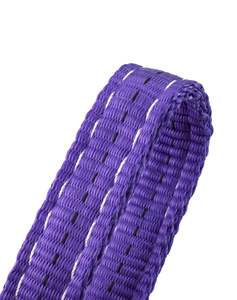 100% ポリエステルリフティングウェビングスリング貨物ラッシングストラップ1t ~ 10t容量黄色フラットパターン - Product Image 4