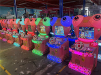 Dinibao Meilleure vente Machine de jeu de course de grenouilles aux gros yeux à monnayeur pour enfants Version anglaise 110V/220V