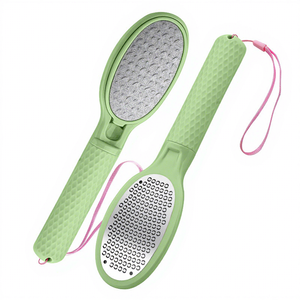 Lime à pieds en acier inoxydable Source Factory pour éliminer les peaux mortes, dispositif de polissage des pieds, éliminateur de callosités - Product Image 6