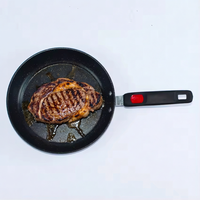 Ensemble de 3 ustensiles de cuisine antiadhésifs en pierre médicale pour la maison : Wok, marmite et poêle à frire