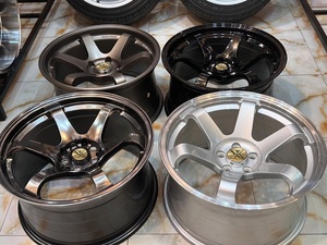 ล้อแม็กซ์ XJ CNC Custom 1 ชิ้น รุ่น <span class=keywords><strong>Te37</strong></span> 5x112 5x120 5x110 อัลลอยด์ <span class=keywords><strong>ขอบ</strong></span> 17-24 นิ้ว แบบฟอร์จ ดีฟคอนเวฟ สำหรับรถ A90 M3 G80 X5m X6m X3m Jdm - Product Image 3