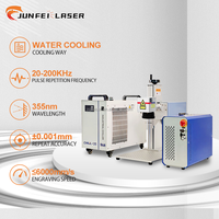 Machine de gravure laser UV JUNFEI 5W-100W, forte protection anti-contrefaçon pour le bois, le caoutchouc, gravure personnalisée